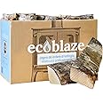 Legna da ardere essiccata in forno EcoBlaze - Legna da forno per pizza - Tronchi di legno duro per bruciatori a legna - Perfe