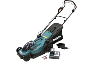 Makita DLM330RM Akku-Rasenmäher 18V / 4,0 Ah, 1 Akku + Ladegerät, Petrol
