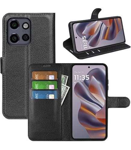 SEAHAI Cover Per Motorola Edge 60 Pro, Custodia Pelle Flip