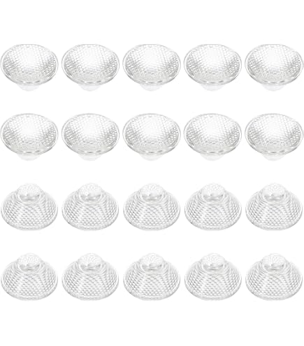 PATIKIL 60 Gradi 20mm Lente LED Alta Potenza, 20 Pc Lente