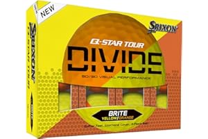 Srixon Q-STAR DIVIDE 12 Tour quality golf balls - Perfect for short game - FastLayer core - High ball compression