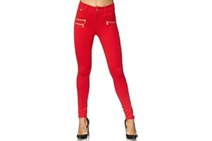 Elara Pantalon Femme Stretch Skinny Fit Jegging Chunkyrayan