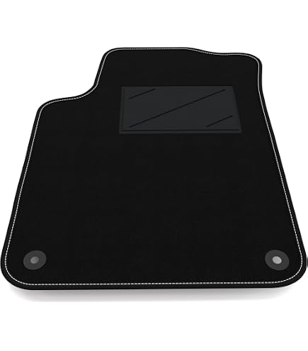 Tappetini Auto In Moquette Su Misura Per Citroen C3 II (2009-2016) E DS3 (2009+) - Antiscivolo Con Fissaggi E Salvatacco