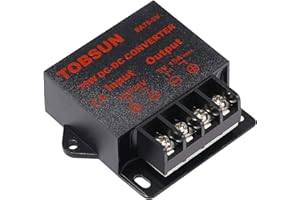 VOLRANTISE DC 12V/24V to 5V 15A Step Down Converter - Voltage Regulator Buck Converter Power Supply Transformer (12V/24V to 5V 15A)