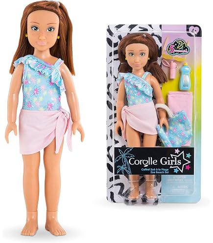 Corolle Puppe Valentine – 28 Cm, Mit 6 Überraschungen & Vanilleduft, Ab 4 Jahre