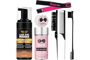 WOZUTUNT Lace Tint Hair Mousse, 100.5 ml Tint Mousse for Wigs - Medium Brown