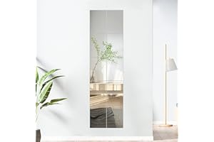 DRERIO Selbstklebender Spiegel 10pcs Spiegelfliesen Selbstklebend Spiegelblätter Flexibler Spiegelfolie Selbstklebend Acrylic Wanddekoration Dekospiegel Rahmenloser Wandspiegel