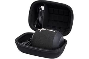 Khanka Case Étui pour Ultimate Ears Wonderboom/Wonderboom 2 /Wonderboom 3 Enceintes sans Fil Bluetooth Portables Cas Voyage Housse.(Noir)
