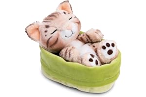 NICI Kuscheltier Katze Bengal 12cm schlafend im
