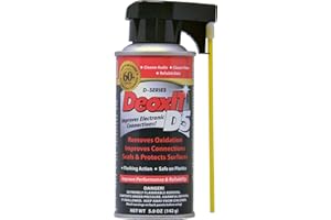 CAIG LABORATORIES DeoxIT D5S-6 Spray, More Than A Contact Cleaner, 142g, Integrated Straw, Pack of 1
