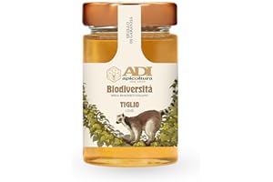 ADI APICOLTURA ADI BIO - Miele di Tiglio Italiano Biologico, Sapore Fresco e Persistente, Perfetto per Tisane e Infusi - Made in Italy - 250g