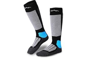 gipfelsport Ski Socks for Men, Women and Children, Warm Merino Ski Socks, Thermal Winter Socks with Padding, Knee Socks, Ski Socks for Winter, Snowboarding