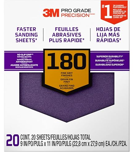 Norton A275 No-Fil Adalox Waterproof Sandpaper - 150 Grit, Aluminum Oxide, 9x11 Inch, Pack Of 100 Sheets