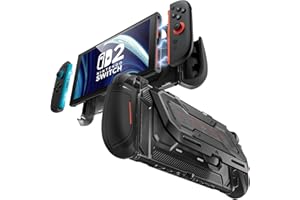 Mumba Etui do Nintendo Switch 2 (2025) z klapką [Tytan] Ochrona przed zamykaniem ergonomiczny uchwyt, szybkie wyjmowanie Joy-Con, 7 kart trzymania, akcesoria do przełącznika 2, czarne