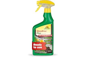 Neudorff WeedFree Plus RTU Weed Killer Spray, 750 ml, Glyphosate Free Spray, Weed Remover, Animal Fiendly, Herbicide