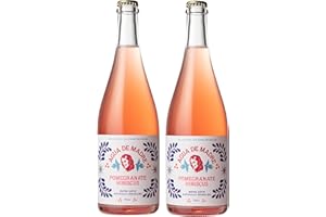 Agua de Madre Pomegranate & Hibiscus Live Water Kefir (2x75cl) | Delivered Fresh & Chilled | Sparkling Probiotic Drink | Vegan, Organic Ingredients | A Natural Route to Better Gut Health