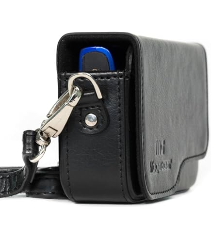 thumbnail image 2 of MegaGear Leather Camera Case For Canon PowerShot SX740 HS & SX730 HS - Ever Ready Design, Tripod Compatible 2 of 11