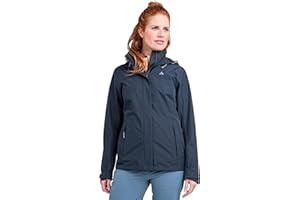 ‎SCHÖFFEL Schöffel Damen Jacket Gmund L, wind- und wasserdichte Regenjacke, atmungsaktive Outdoor Jacke, Wanderjacke mit verstaubarer Kapuze
