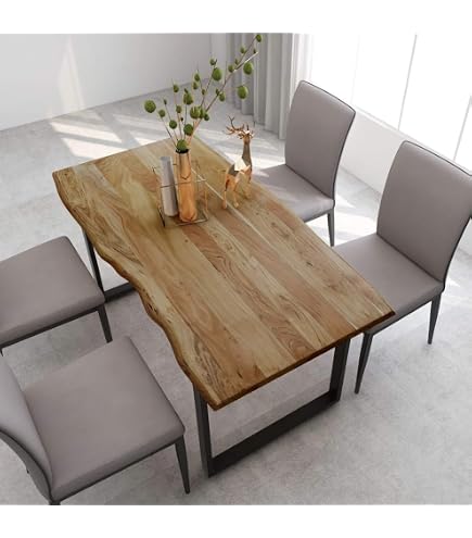 VidaXL Piano Tavolo In Legno Massello Di Acacia 60x120 Cm Spessore 15-16 Mm – Perfetto Per Rinnovare La Tua Cucina O Ristorante