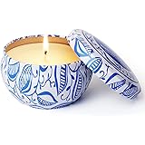 La Jolíe Muse Citronella Kerze in Dose, Weihnachtskerze und Geschenkkerze, Sojawachs Zitronellöl Kerze Outdoor Kerze 185g, je