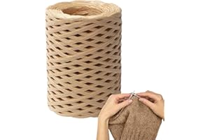 Raphia pour Crochet - Ruban Bricolage en Papier - pour travaux manuels Cypreason