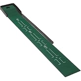 Amazon Basics Golf Mat with Automatic Ball Return, Training Mat with Alignment Guides, Practice Green for Indoor and Outdoor,