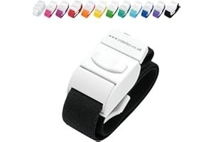 ROLSELEY Qualität Medizinischer Venenstauer mit Schnellverschlussschnalle und Latexfreiem Polyester-Gummiband für Krankenschwester, Hebamme, Rettungssanitäter, Phlebotomiker, Medizinstudent (SCHWARZ)