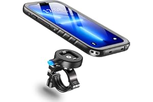 Cozycase Handyhalterung Fahrrad für iPhone 11 Pro Wasserdicht - 【EIN Knopf Entriegeln+Automatisches Schloss】 Bike Phone Holder/Mount Handy Halterung Motorrad Lenker Rennrad Scooter MTB Waterproof
