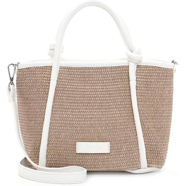 Tamaris Damen-Handtasche 'Leona' – Print-Design, 26x25x16 Cm, Mit Umhängeriemen & Reißverschluss
