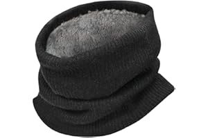 heekpek Unisex Calentador de Cuello Invierno Bufanda de Punto Bufanda Tubular Hombre Braga Cuello Hombre Mujer Motocicleta Ciclismo Máscara Tubo Bufanda Loop