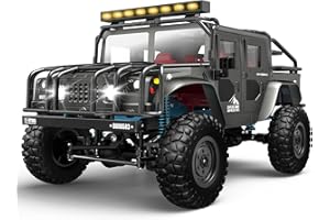 SIMREX Voiture Télécommande Tout - Terrain 1/12, 20 km/h, 4WD avec télécommande 2,4 GHz, véhicule Hors Route RC étanche ipx4 avec Batterie Rechargeable, Convient aux Enfants et aux Adultes