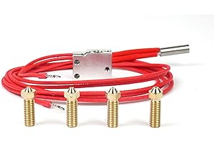 Genuine E3D Volcano Eruption Pack Upgrade for V6 HotEnd, 0.6mm, 0.8mm, 1mm, 1.2mm Nozzles 3D Printer (24V, 1.75mm)