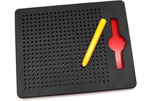 Wondora Planche à Dessin Magnétique Tableaux à Dessin Noire Magnétiques Tablette Magnétique, Ouet Educatif en Plastique avec Stylo pour Enfant Merveilleux Jeux pour Les Enfants de Plus de 3 Ans