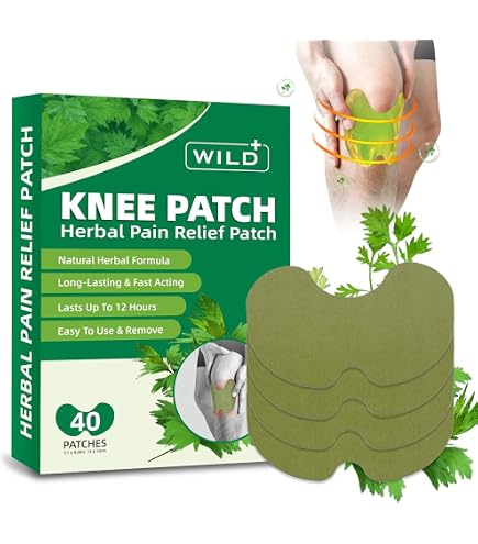 Wellnee – Patchs Aux Herbes Pour Genoux, Dos Et Cou – Le Soulagement Naturel !