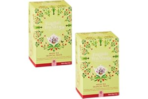 GENERICO English Tea Shop® | Tè Bianco ai Frutti Tropicali - 2 x 20 Bustine di Tè (80 Gr)