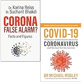 Corona False Alarm By Karina Reiss Ph.D. and Sucharit Bhakdi MD & Covid-19 By Dr Michael Mosley 2 Books Collection Set