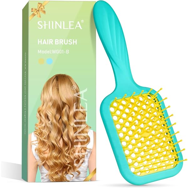 Detangler Haarbürste – Entwirrbürste Für Lockiges & Glattes Haar, Schonend & Ziepfrei