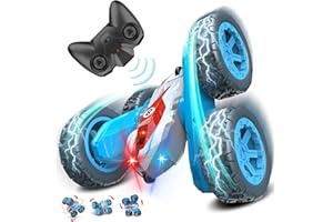 Gralal 360° Flips Remote Control Cars with LED Headlights, 4WD RC Car Toys for 3-8 Year Old Boys Gifts Birthday Presents, Toys Gifts for Boys Girls Age 3 4 5 6 +