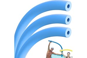 PLAYZOCO Churro de Piscina, Churro natación, Fideos para el Agua, Fideo Espuma para Nadar, Flexible Apto para niños y Adultos, Flotadores para Piscina, 6 cm diámetro x 150 cm Largo