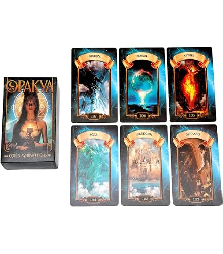 Sacred Kingdoms Tarot Deck – 78 Karten Mit Guidebook, Mystische Tarotkarten Für Anfänger & Fortgeschrittene