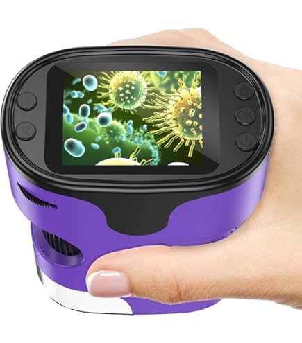 Vankarr 1000X Digitale microscoop voor kinderen, draagbare mini-mobiele Vankarr 1000X Digitale microscoop voor kinderen, draagbare mini-mobiele