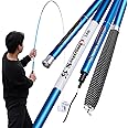 Sougayilang Telescopic Fishing Rod, Ultralight Travel Fishing Pole, Portable Collapsible Bass Crappie Rod, 1 Piece Carbon Fiber Inshore Stream Trout Pole-2.7M