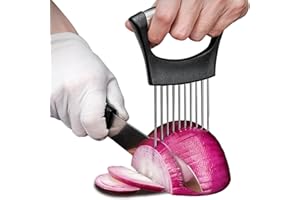 TRAUMARKEU 2 Pezzi Cipolla Titolare.Cipolla Titolare Affettatrice,Vegetable Potato Cutter, Tagliatrice di Verdure,Tagliaslimone, Tagliaverdure per Carne, Cipolle, Patate, Pomodori