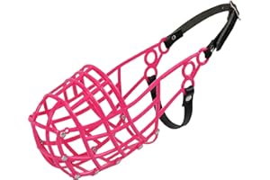 Don Pare 107 Windhund Rennmaulkorb in Pink Lurcher Sloughi Saluki Hunde mit Langen Schlanken Schnauzenformen