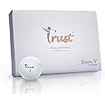 Trust Golf Ball Bison Series for Different Swing Speeds | 3-Piece Urethane Cover with Reactive Core for Maximum Distance and Greenside Control | White/Yellow (12/48 Balls)