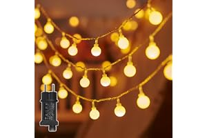 Fairy lights 30 m 200 LED ljusslinga varmvit, IP44 vattentät string lights för trädgård, balkong, terrass, bröllop och heminr