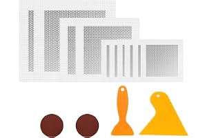 10-pack väggreparationslappar för väggreparation, väggpåfyllningshål i aluminium, med skrapa, gipsreparationssats, fyrkantiga