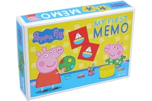Barbo Toys - Peppa Wutz - Mein Erstes Memory - Für Kinder ab 3 Jahren – Memory Spiel - 32 Karten illustriert mit Peppa Pig Motiven – Lernspiele ab 3 Jahre - Offizielles Peppa Wutz Spielzeug