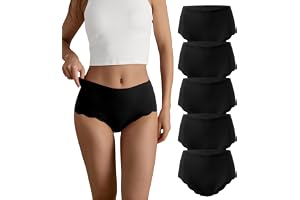 SHARICCA sömlösa trosor underkläder kvinnor hög midja bekväma sömlösa hipster trosor No Show trosor damtrosor flerpack