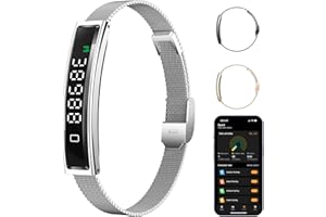 ZBNMY Smart Bracelet Watchs for Women Men Fitness Watch and Sleep Trackers, Heart Rate Monitor, Always-On Display waterproof Fitness tracker/Heart Rate/Blood Pressure/ 24/7 & Free App